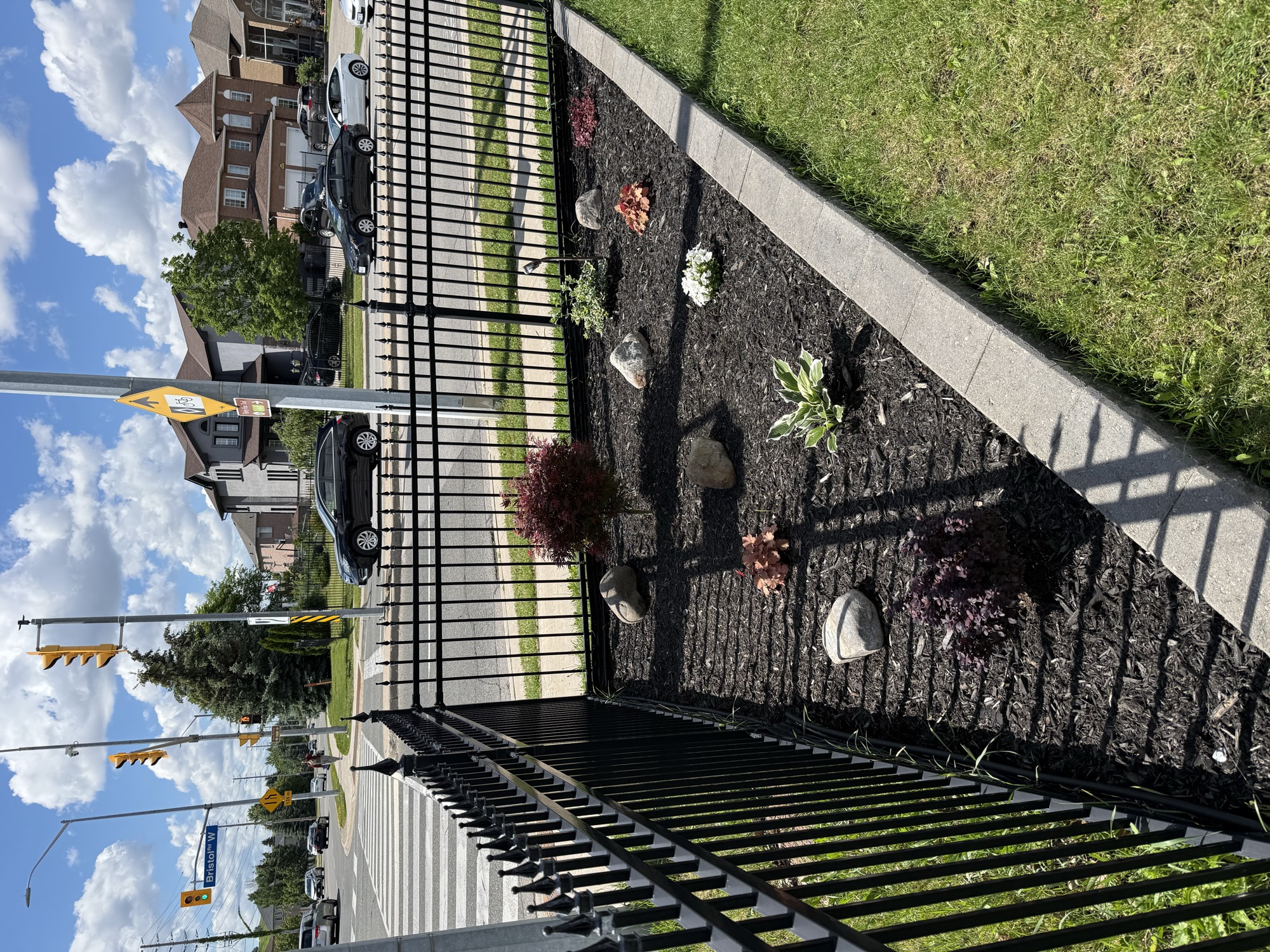 Fresh mulch, fresh plantings, fresh curb appeal